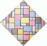 Piet Mondrian Composition with Grid VII oil painting picture wholesale